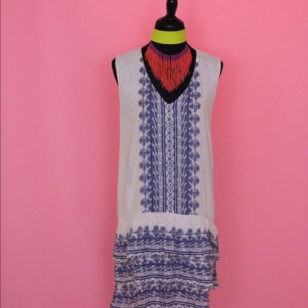 Aztec boho dress